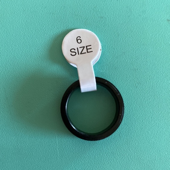 🆕NIP:Black Glitter on Black Fidget Ring: Size 6 - Picture 4 of 6